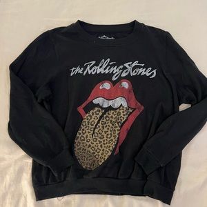 The Rolling Stones Leopard Graphic Sweatshirt XL
